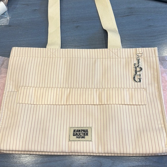 Jean Paul Gaultier stripped bag tote - Picture 1 of 6